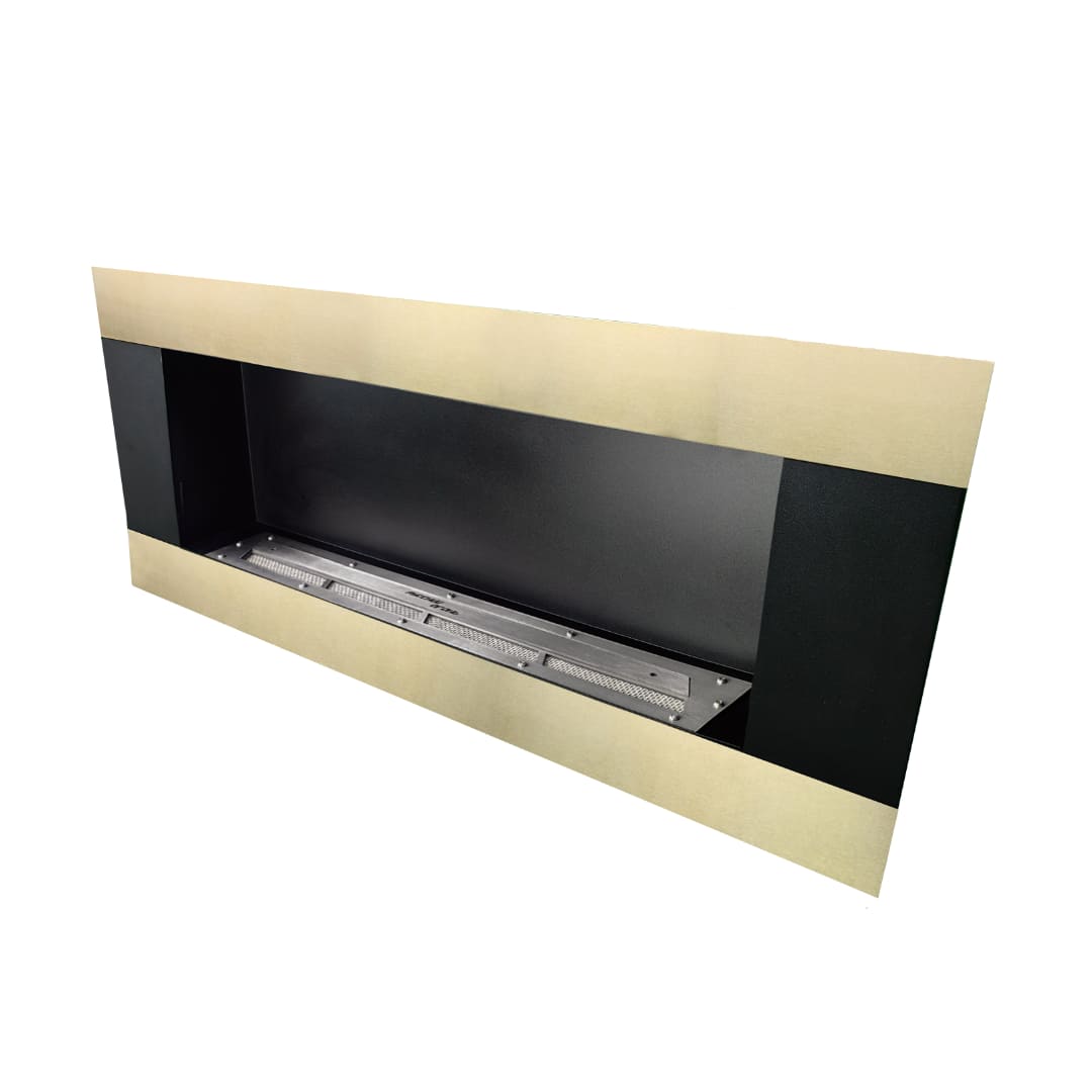 Биокамин "Русский огонь" Голд 1200V встраиваемый с декоративным стеклом (стемалитом) по цене 49 650 руб.