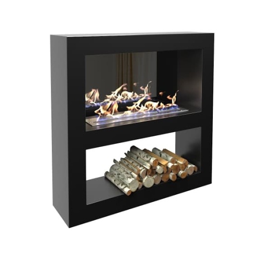 Биокамин "Русский огонь" Лобби 900 настенный с защитным и декоративным стеклом