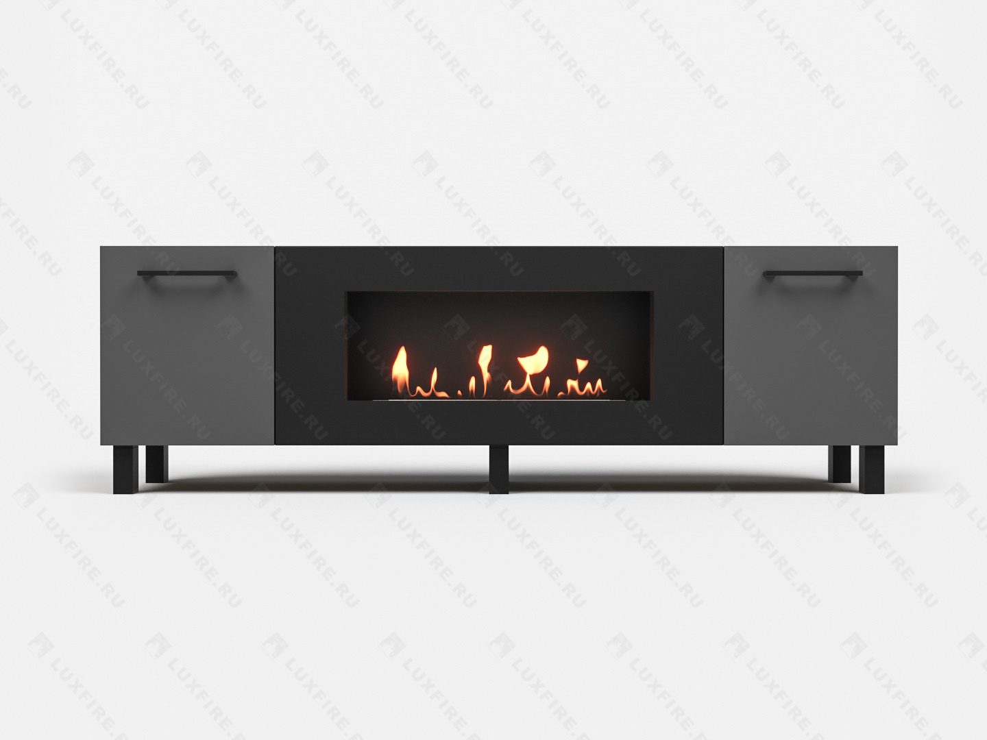 Тумба универсальная Lux Fire "Байкал Р" с ножками 1600, дуб вотан/графит матовый с биокамином 900 Тумба универсальная Lux Fire "Байкал Р" с ножками 1600, дуб вотан/графит матовый с биокамином 900 по цене 72 954 руб.