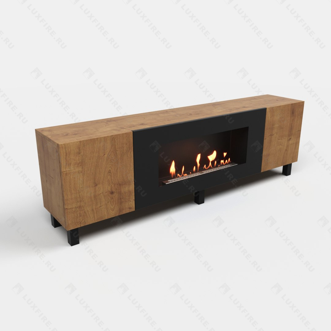 Тумба универсальная Lux Fire "Байкал Н" 1600, ножки, дуб вотан, с биокамином 900 Тумба универсальная Lux Fire "Байкал Н" 1600, ножки, дуб вотан, с биокамином 900 по цене 69 248 руб.