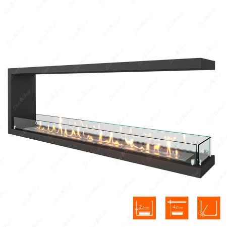 Биокамин торцевой SteelHeat Leader 1400 по цене 50 820 руб.