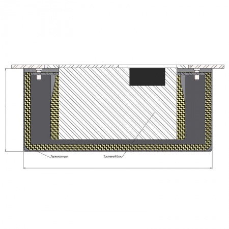Tопливный блок DP design Elegante 40 см + термоплощадка Tопливный блок DP design Elegante 40 см + термоплощадка по цене 40 900 руб.