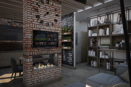 Встроенный биокамин Lux Fire Сквозной 530 S по цене 39 490 руб.