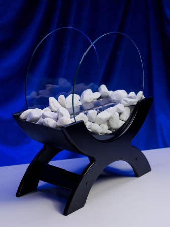 Биокамин "Русский огонь" Император черный по цене 21 800 руб.