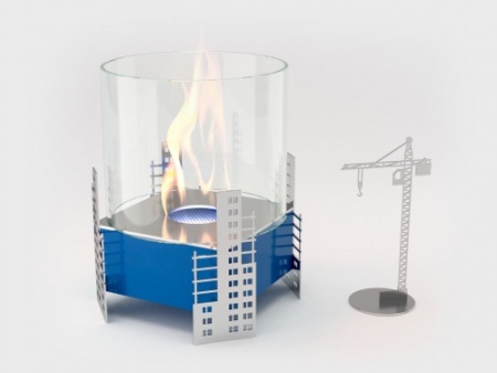 Биокамин настольный Lux Fire "Строитель" по цене 14 030 руб.