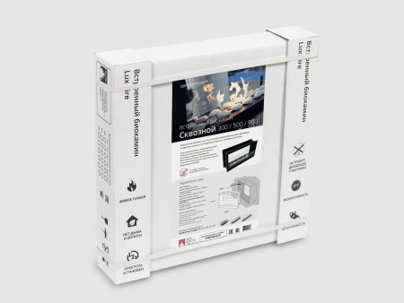 Встроенный биокамин Lux Fire Сквозной 530 S по цене 39 490 руб.