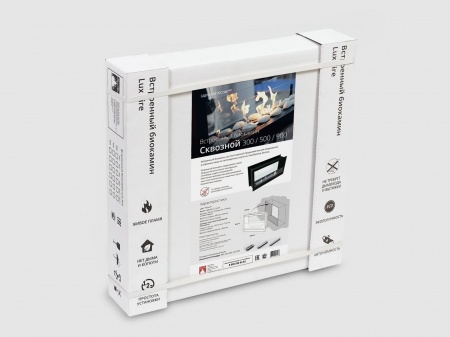 Встроенный биокамин Lux Fire Сквозной 610 М по цене 59 400 руб.