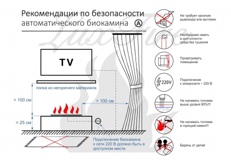 Автоматический биокамин Lux Fire Smart Flame 700 Black Автоматический биокамин Lux Fire Smart Flame 700 Black по цене