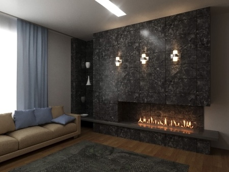 Автоматический биокамин Lux Fire Smart Flame 1300 RC INOX по цене 450 560 руб.