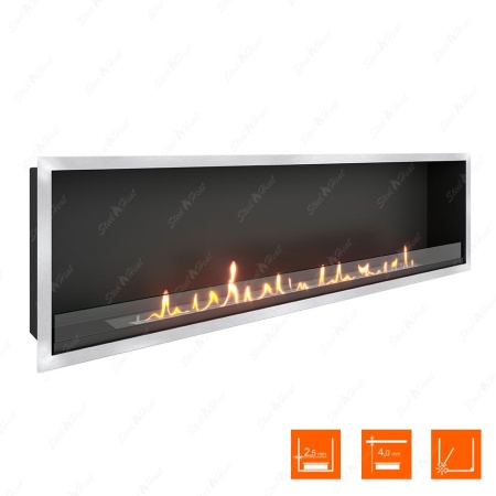 Биокамин SteelHeat LEADER-SH 1600 стекло по цене 63 210 руб.