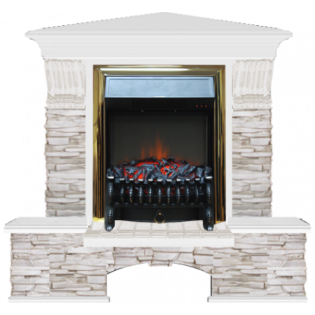 Бостон К Мисхор угловой (белый)+Fobos Brass Бостон К Мисхор угловой (белый)+Fobos Brass