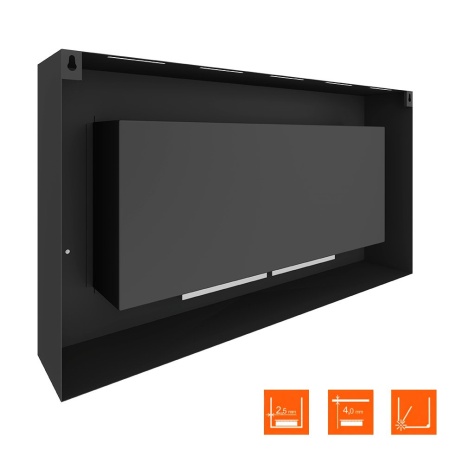 Биокамин SteelHeat WALL GRAND 1200 LITE черный, стекло, стемалит по цене 53 340 руб.