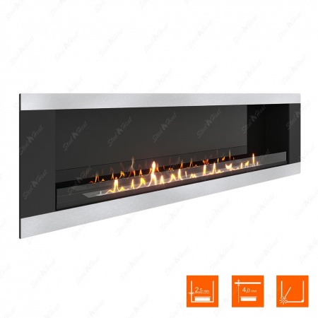 Биокамин SteelHeat LONG-H 1800 стекло + стемалит Биокамин SteelHeat LONG-H 1800 стекло + стемалит по цене 84 500 руб.